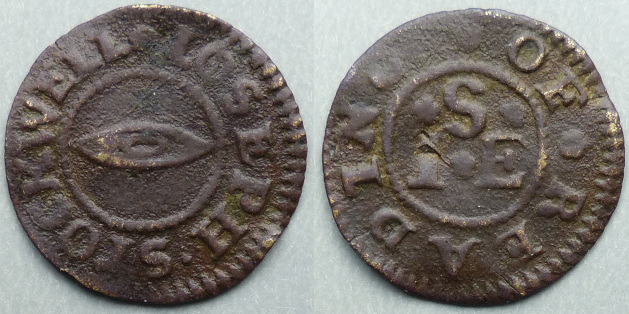 Reading, Joseph Stockwell farthing token Reading, Joseph Stockwell farthing token